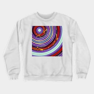 Red and purple Crewneck Sweatshirt